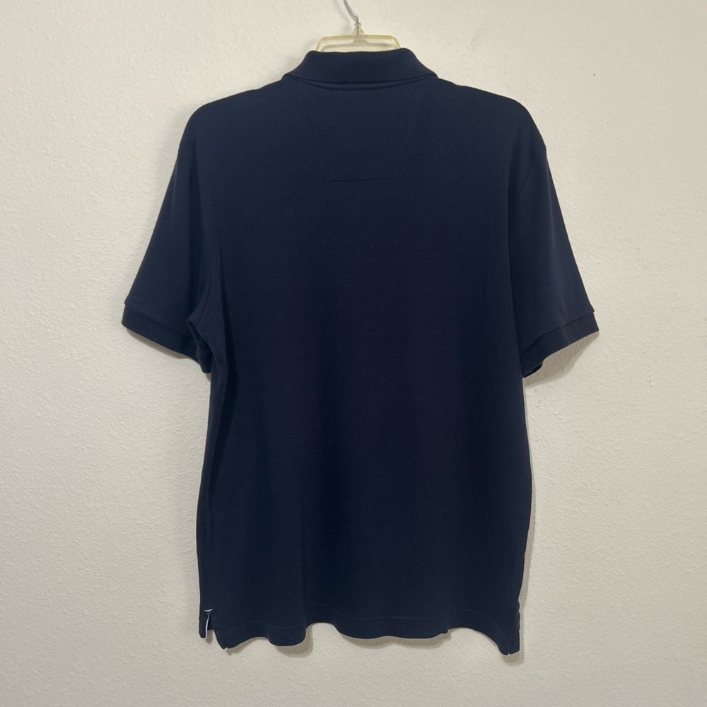 Nautica Men's Classic Fit Short Sleeve Polo Shirt Navy Blue Size Medium - Picture 6 of 7